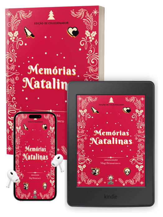 Capa Antologia Memórias Natalinas e audiobook